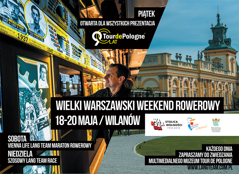 Wielki Warszawski Weekend Rowerowy - plakat