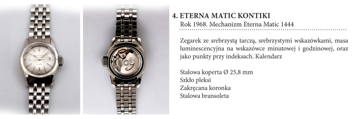 Zegarek Eterna Matic KonTiki 1444 na wystawie w salonie odCzasu doCzasu