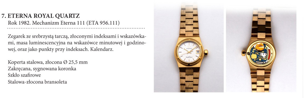 Zegarek damski Eterna Royal Quartz na wystawie w salonie odCzasu doCzasu