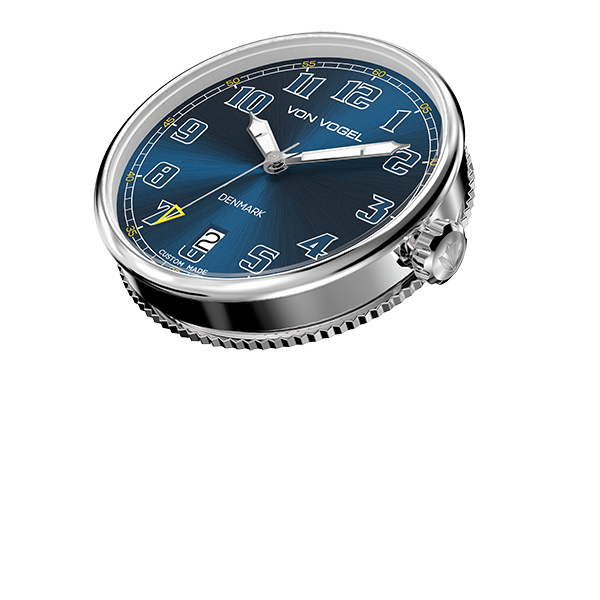 Mechanizm zegarka Von Vogel Date 1.13.10.15