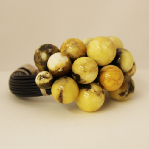 Bransoletka z Bursztynowymi kulkami