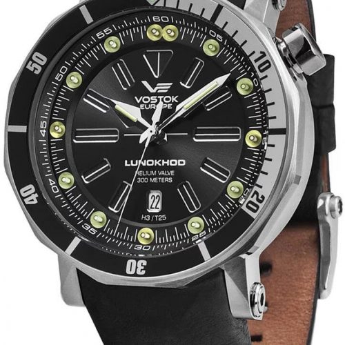 zegarek męski Vostok Europe Lunokhod-2 na pasku skórzanym