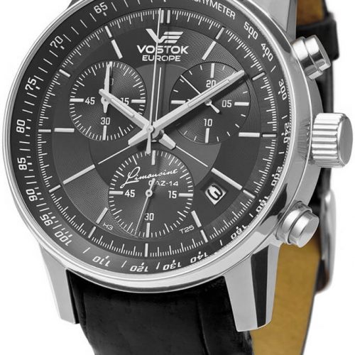 zegarek męski Vostok Europe Gaz-14 Limousine na pasku skórzanym