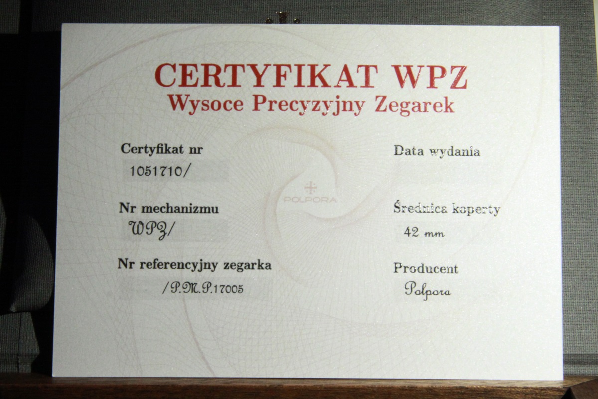 Premiera zegarka Polon firmy Polpora