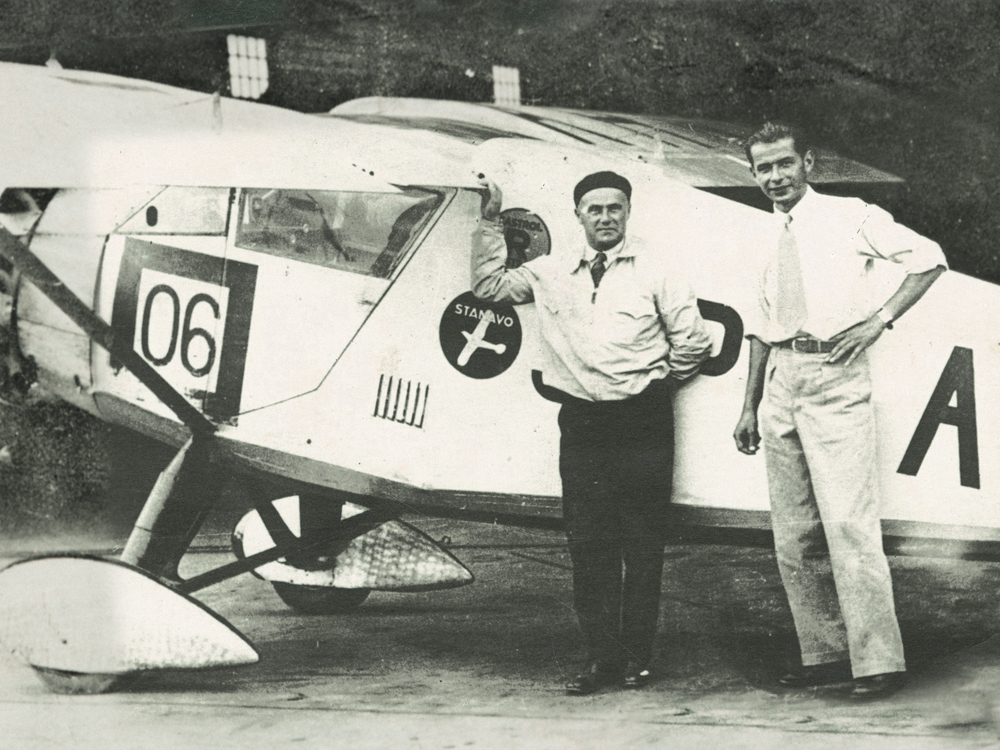 pilot Franciszek Żwirko i inż. Stanisław Wigura, samolot RWD
