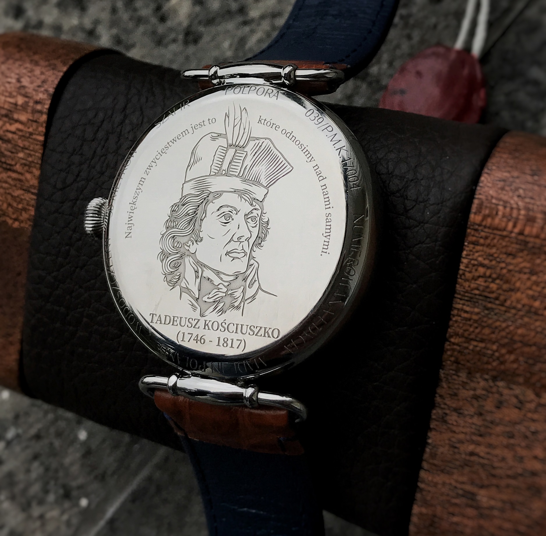 Pamiątkowy zegarek Kościuszko. Polpora Kościuszko