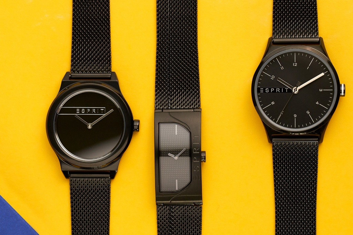 czarne zegarki Esprit