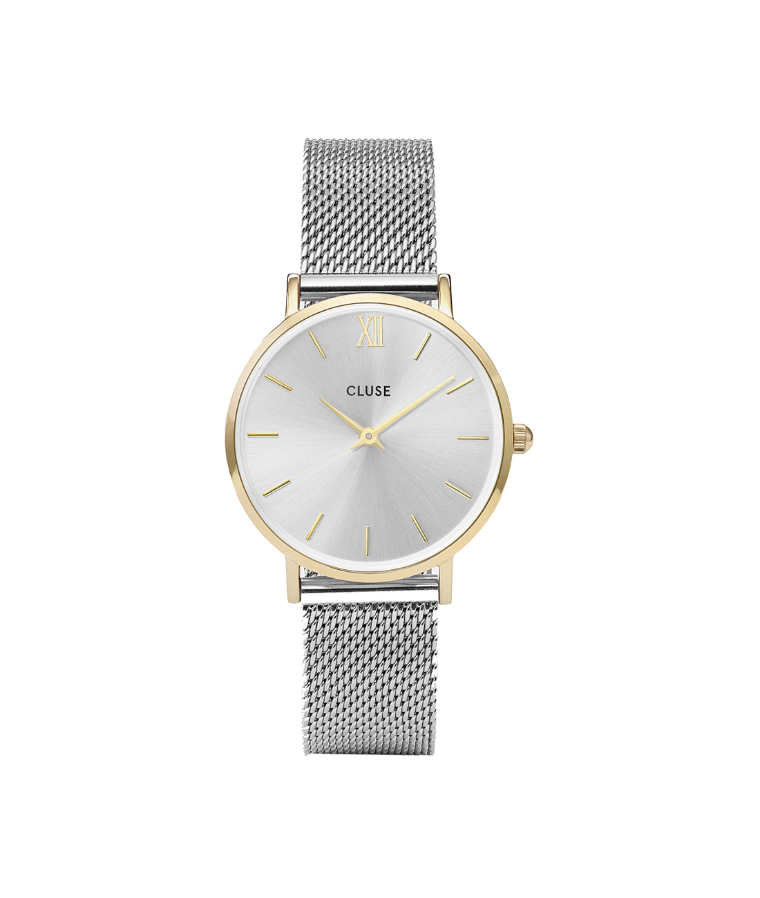 Cluse Minuit Mesh Gold Silver CW0101203015 (CL30024)