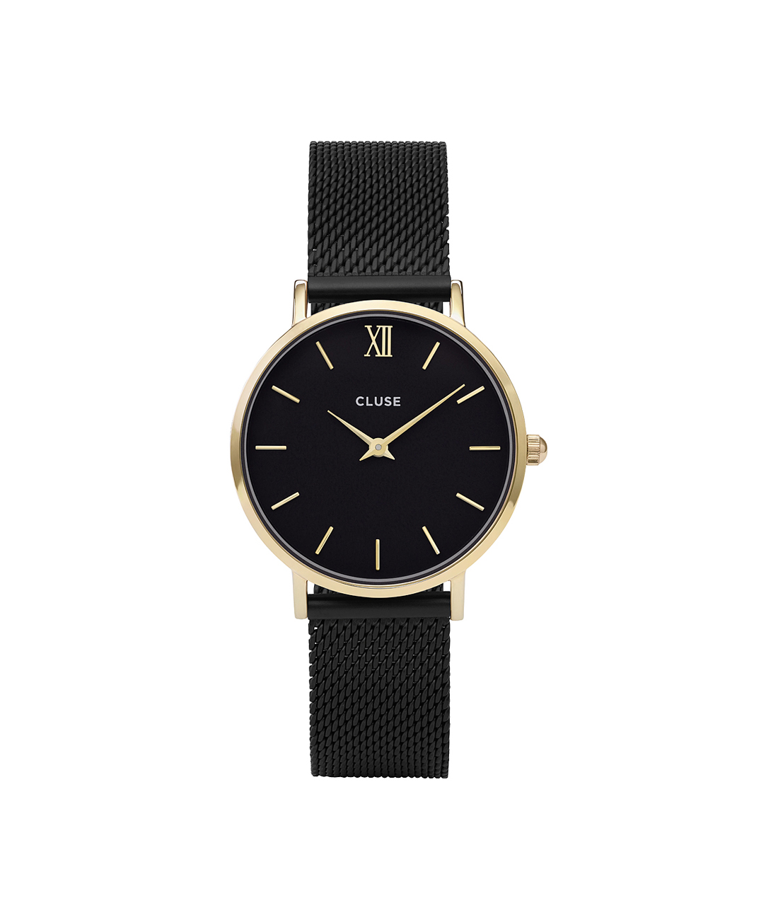 Cluse Minuit Mesh Gold Black Black CW0101203009 (CL30026)