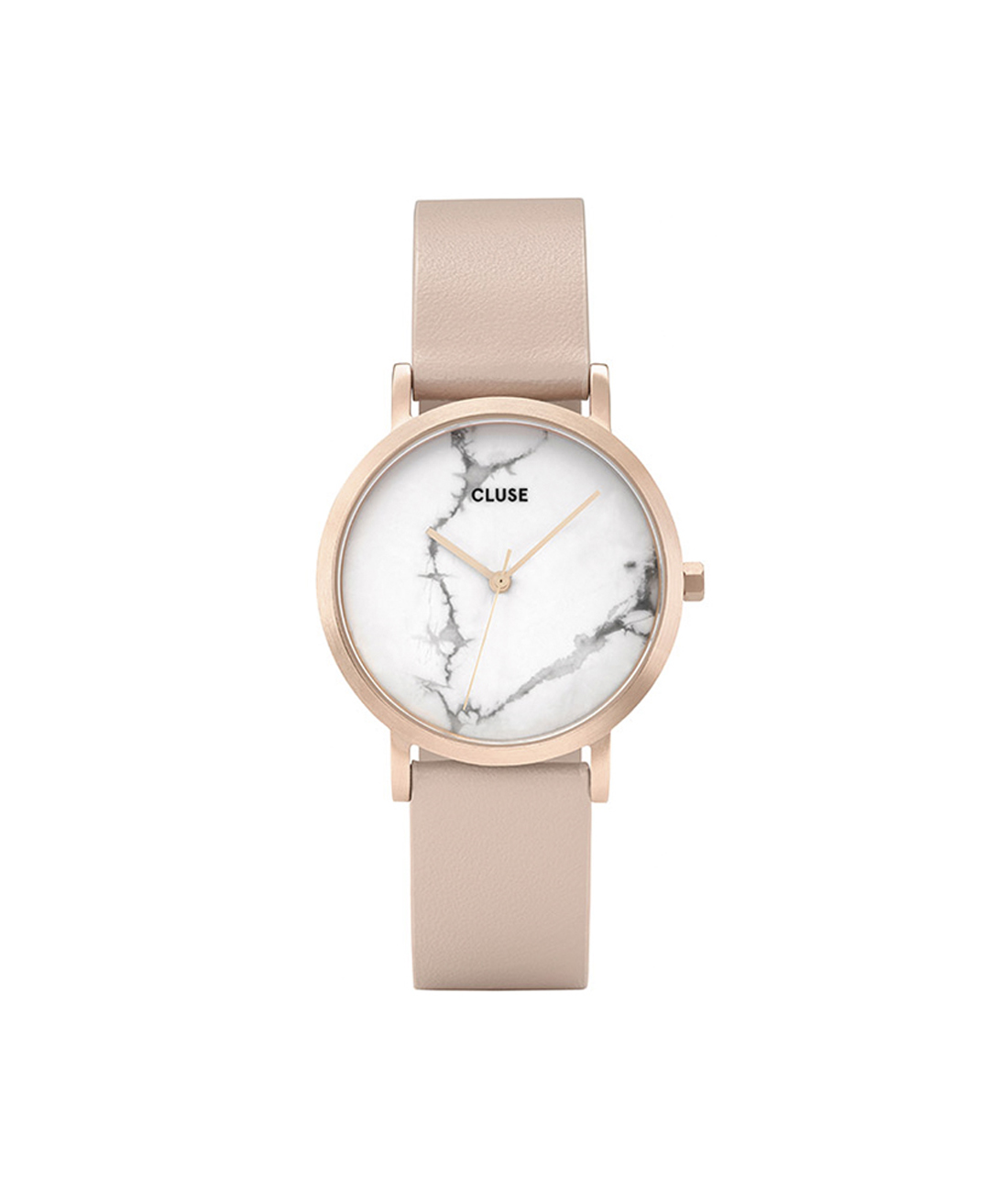 Cluse La Roche Petite Rose Gold White Marble Nude CL40109