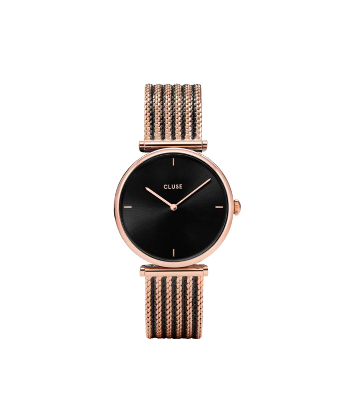 Cluse Triomphe Mesh Bicolor rose Gold Black CW0101208005 (CL61005)