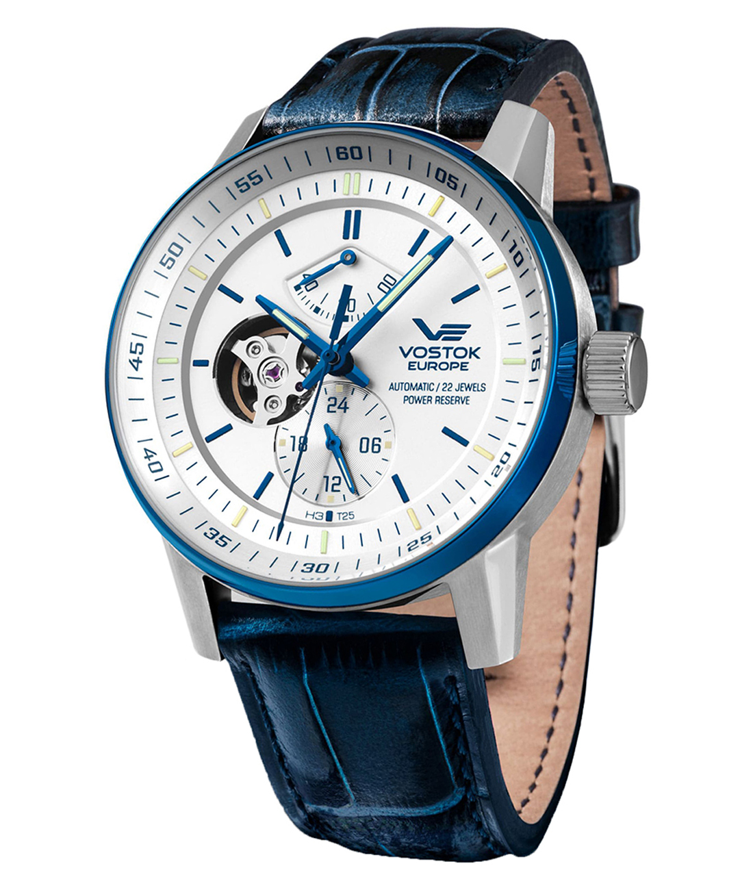 Vostok Europe Limousine Power Reserve Open Heart YN84-565E552