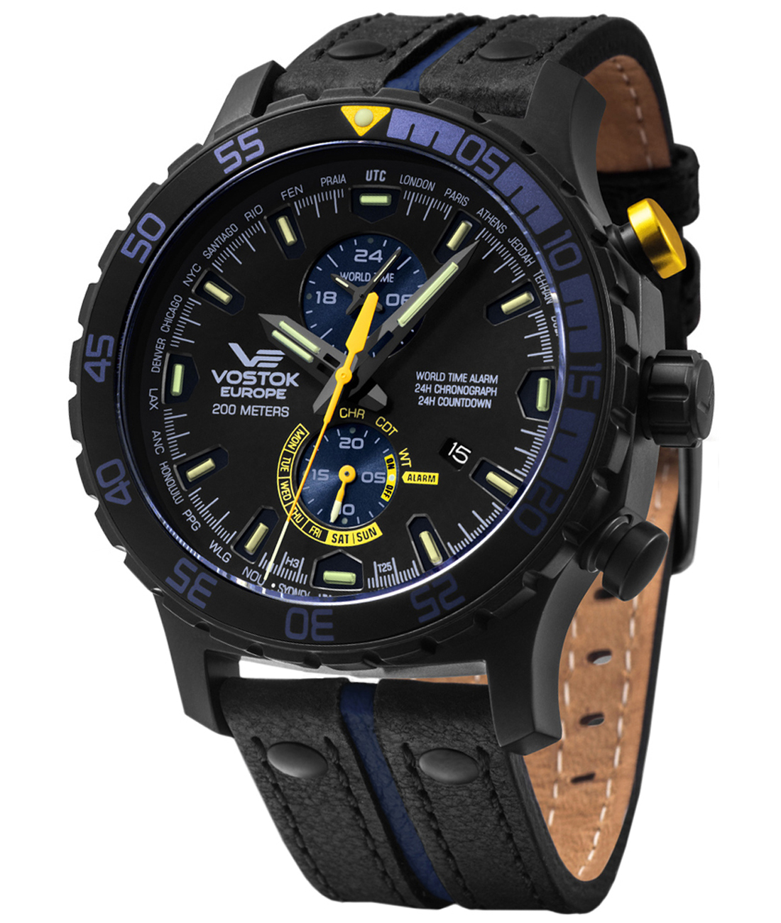 Vostok Europe Expedition Everest Underground Multifunction YM8J-597C547