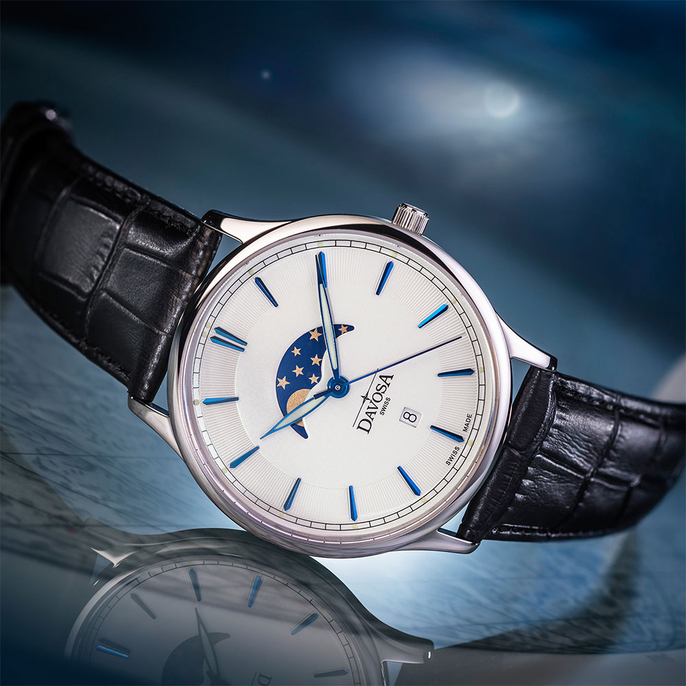 Davosa FLATLINE Moonphase162.496.15 - obrazek 6