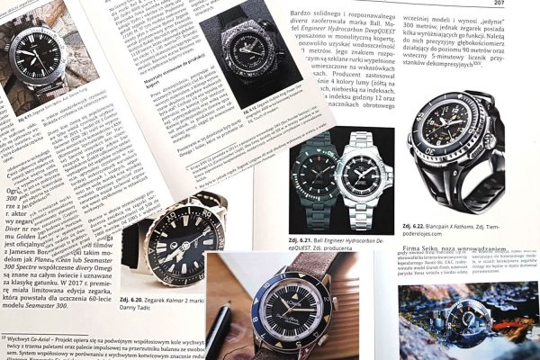 Czas dla nurków, czyli: „Czas na głębokości”.
- recenzja książki Mateusza Piechnika