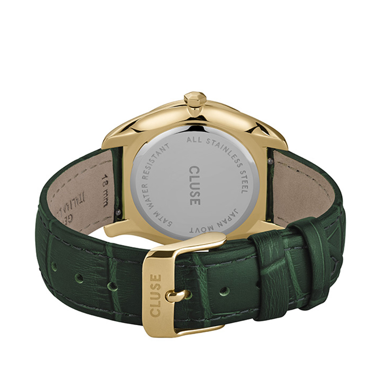 CLUSE Gold Forest Green Croco CW0101212006 - obrazek 3