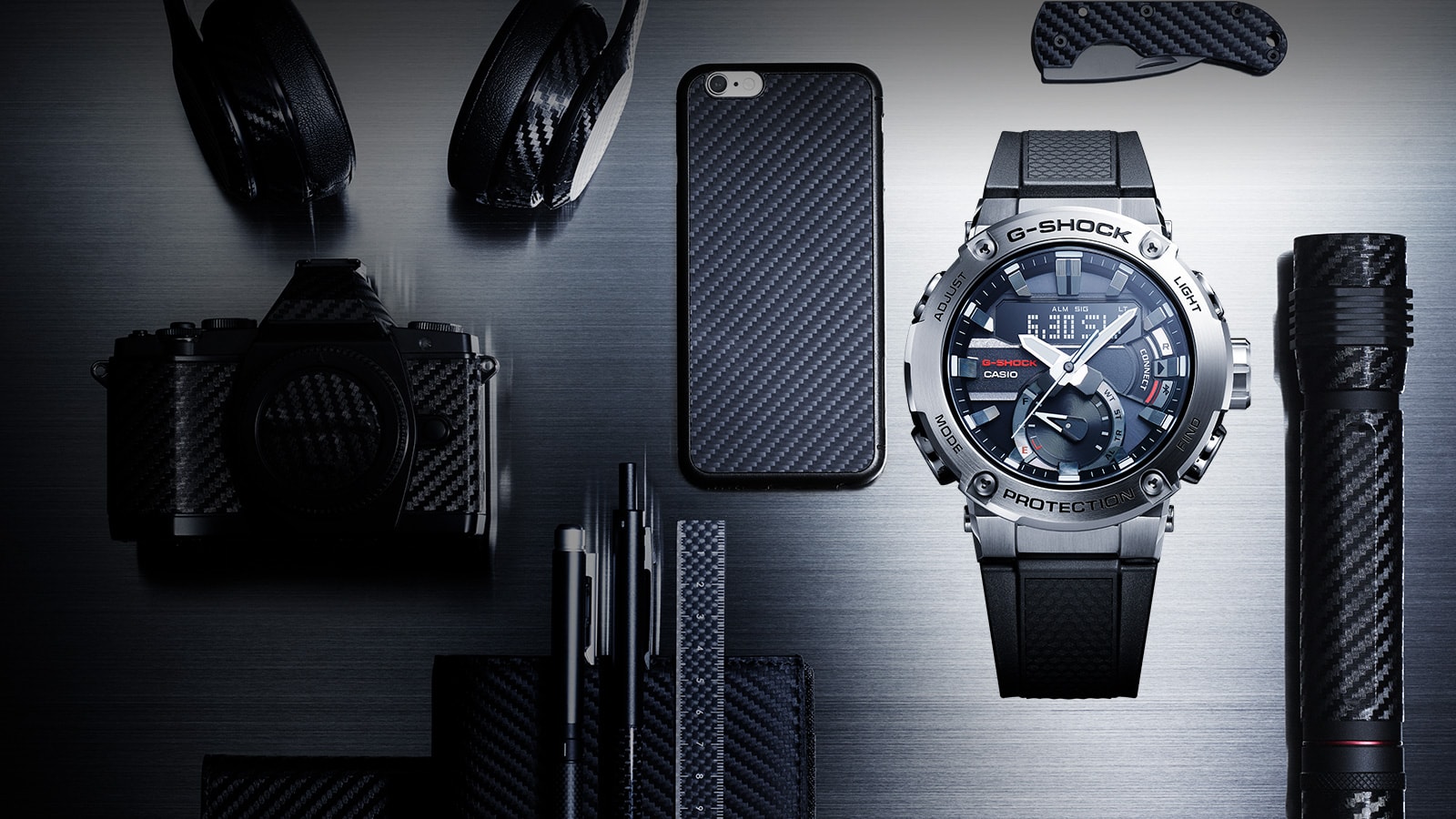 Casio G-SHOCK G-STEEL GST-B200-1AER - obrazek 7