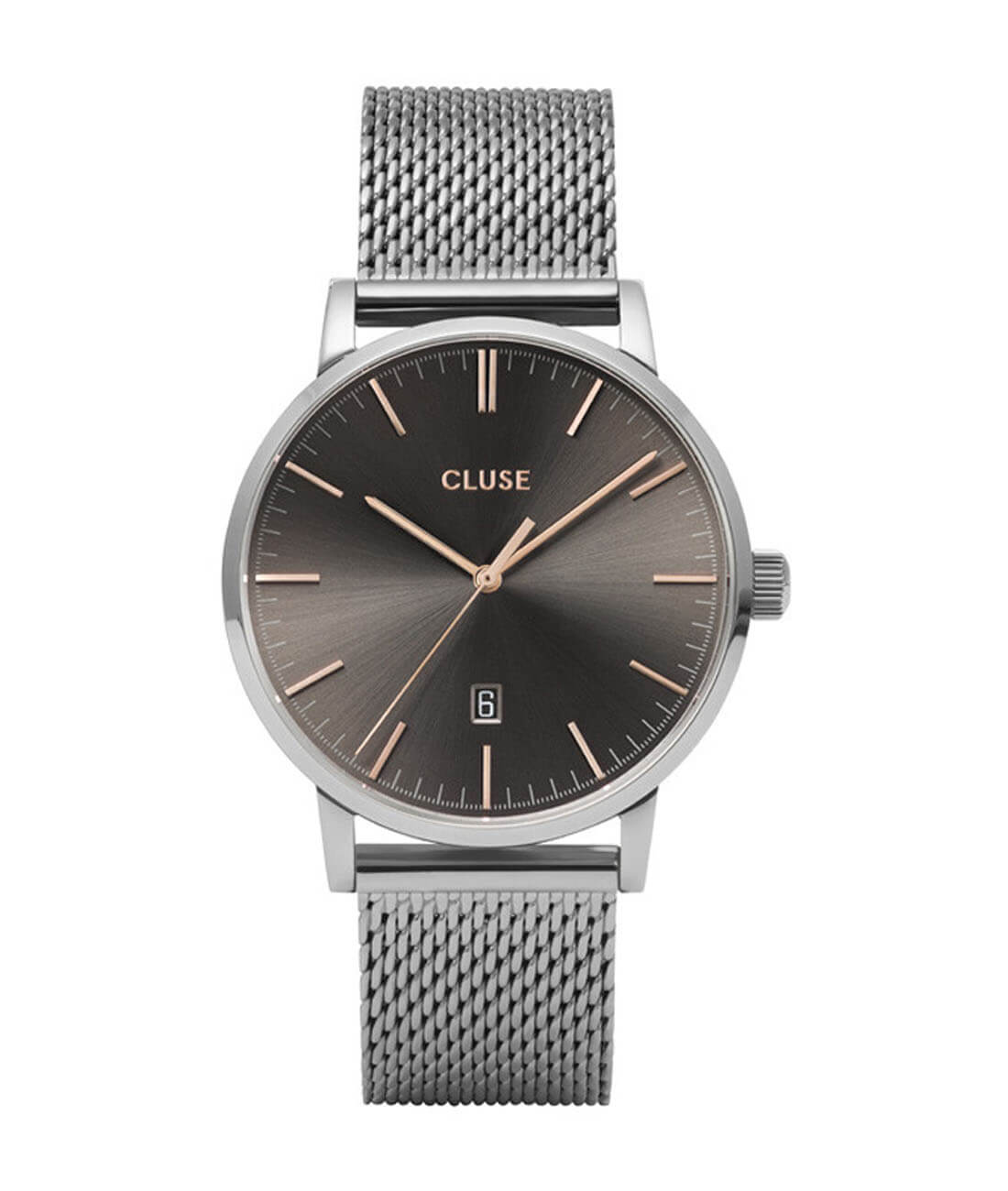 CLUSE Aravis Mesh Silver Dark Grey/Silver CW0101501003