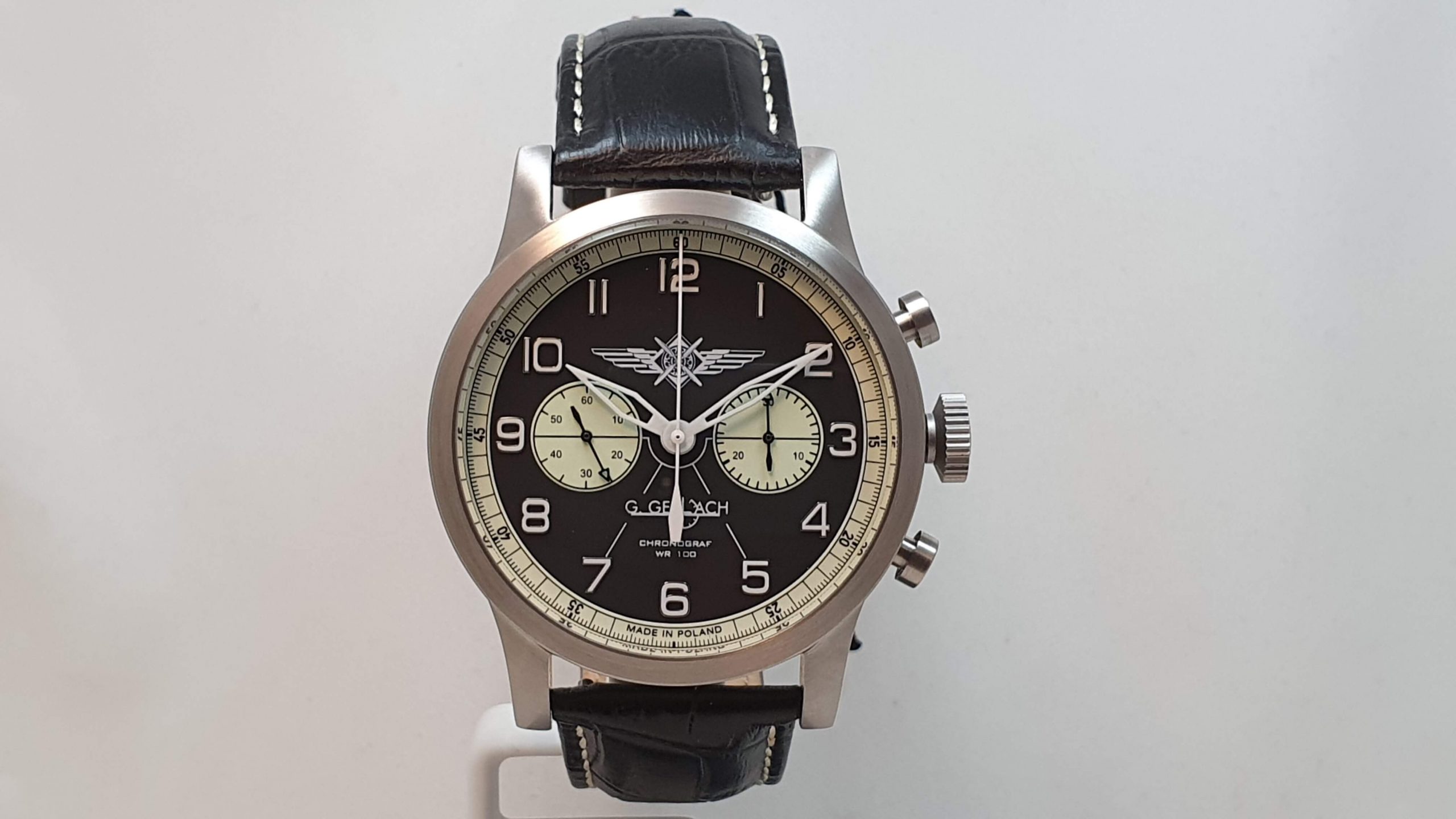 Gerlach Pilot Chronograf Semi-lume