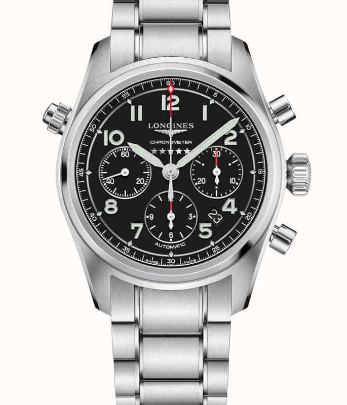 Longines Spirit COSC Chronometer Column-Wheel Chronograph L3.820.4.53.6