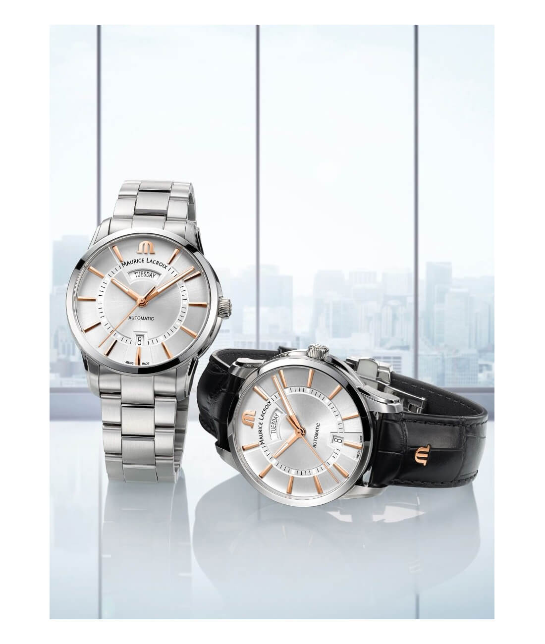 Maurice Lacroix Pontos Day/Date PT6358-SS001-23E-2 - obrazek 3