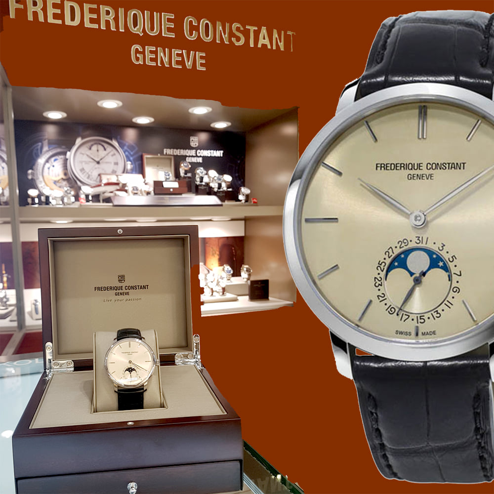 Frederique Constant Moonphase Slimline Manufacture FC-705BG4S6 - obrazek 2
