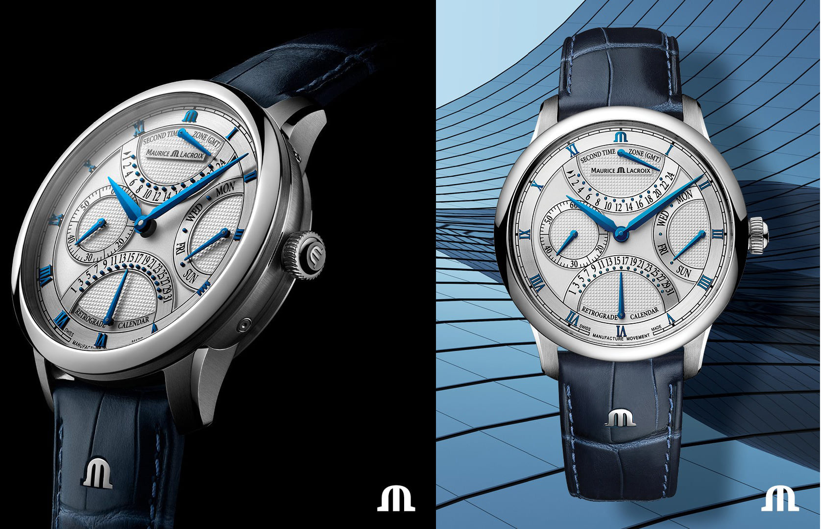 Maurice Lacroix Masterpiece DOUBLE RETROGRADE MP6578-SS001-131-1 - obrazek 2