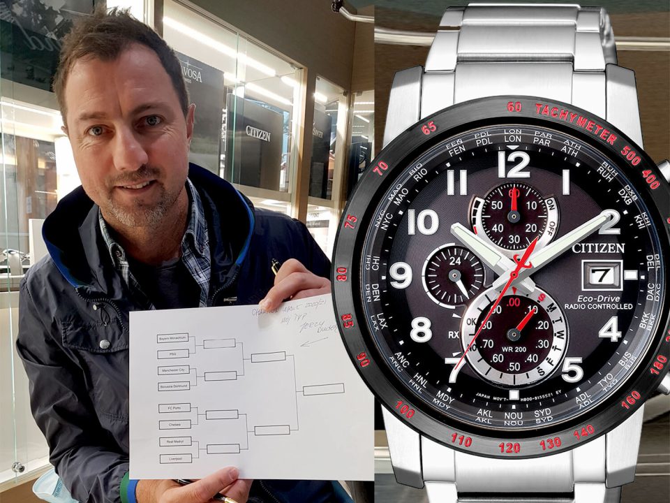zegarek Citizen Dudek Limited Edition oraz Jerzy Dudek w salonie