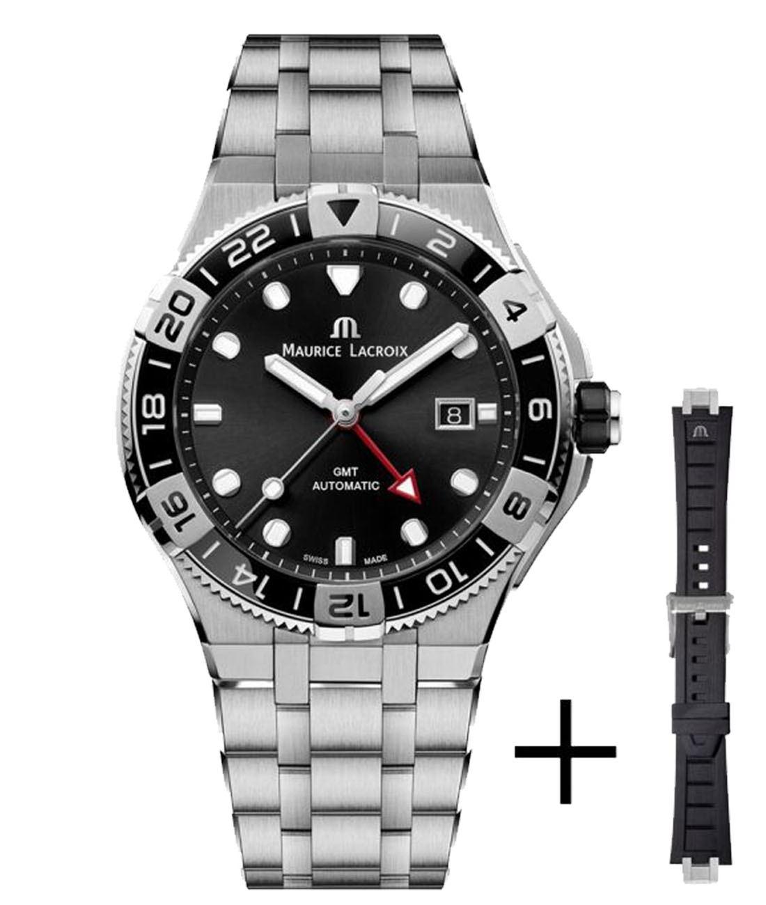 Maurice Lacroix AIKON AI6158-SS00F-330-A Venturer GMT 43mm