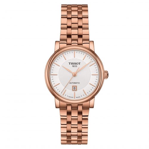 zegarek damski Tissot Carson Premium Lady na bransolecie złotej