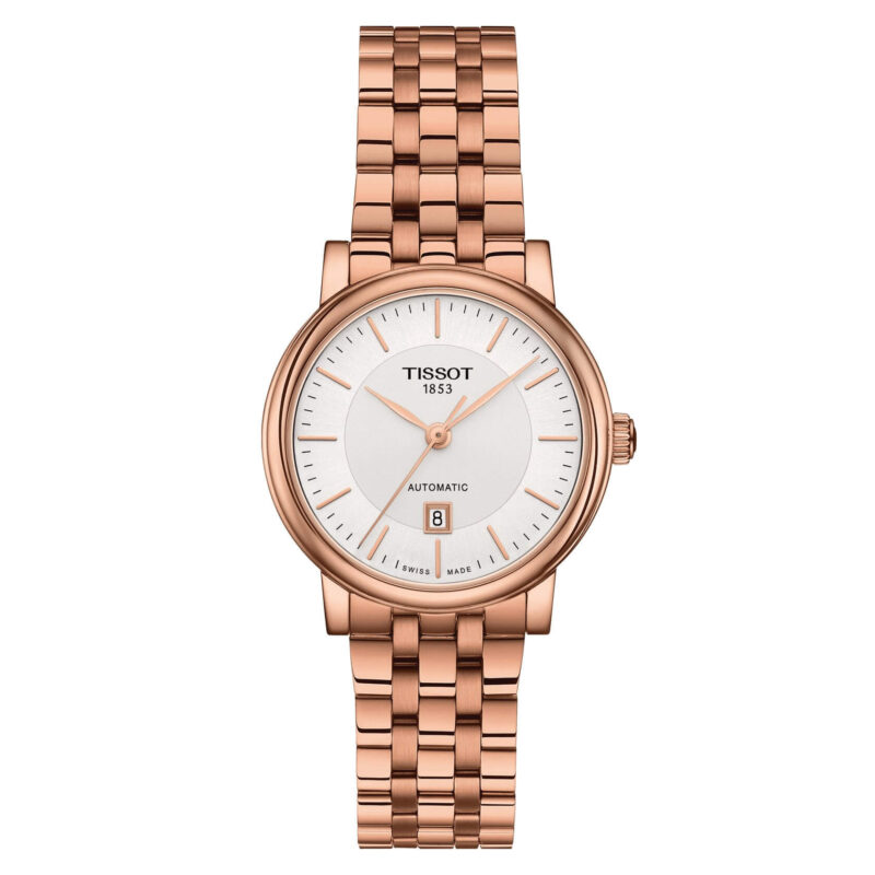 zegarek damski Tissot Carson Premium Lady na bransolecie złotej