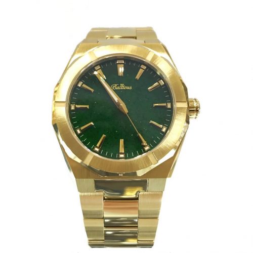 zegarek męski Balticus Gwiezdny Pył na bransolecie złoty