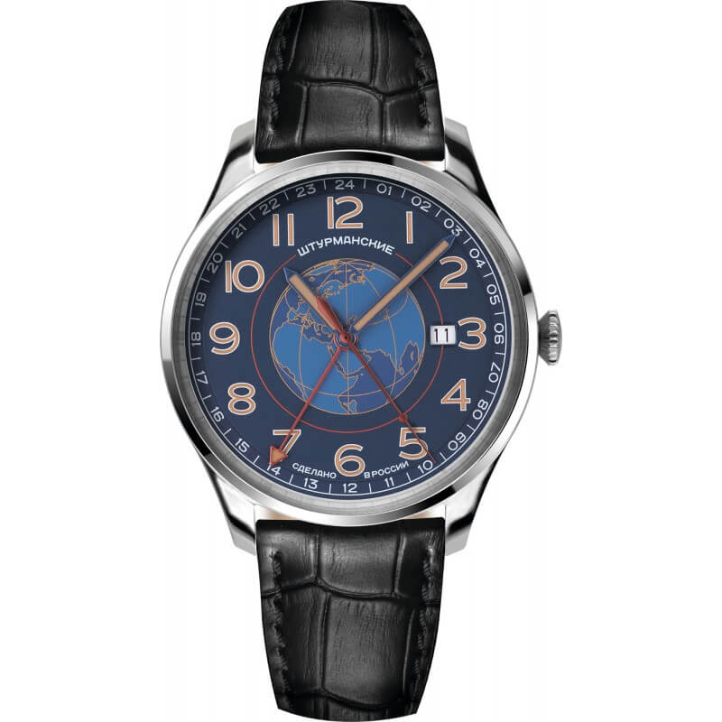 zegarek rosyjski szturmanskie Sputnik GMT na pasku
