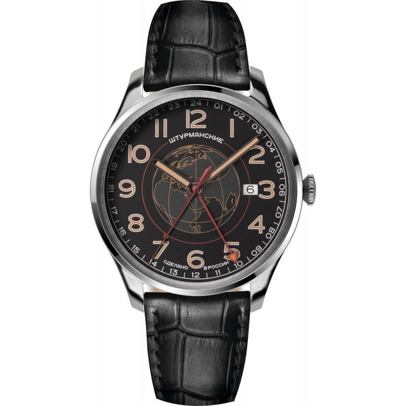 zegarek rosyjski szturmanskie Sputnik GMT na pasku