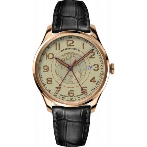 zegarek rosyjski szturmanskie Sputnik GMT na pasku