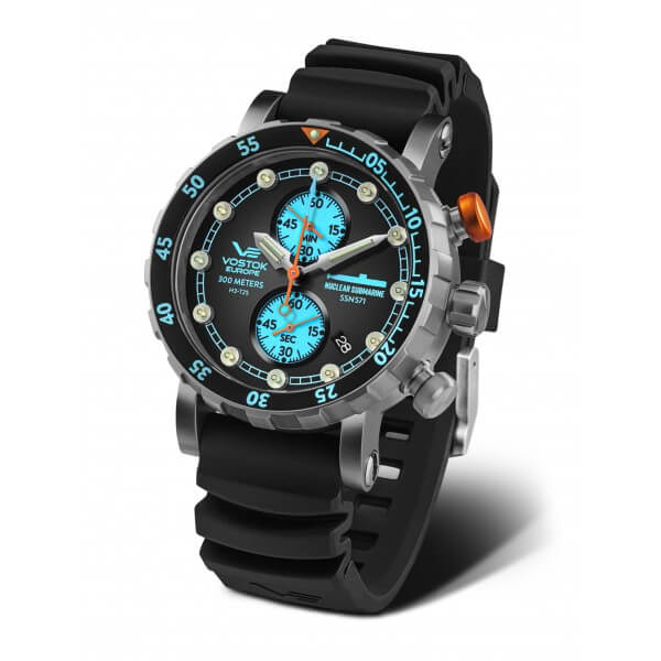zegarek męski Vostok Europe SSN-571 Nuclear Submarine na pasku gumowym