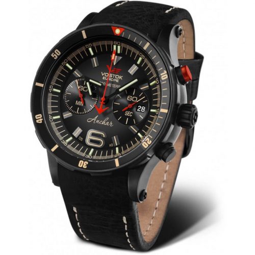 zegarek męski Vostok Europe Anchar na pasku skórzanym