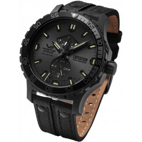 zegarek męski Vostok Europe Expedition Everest Underground na pasku skórzanym