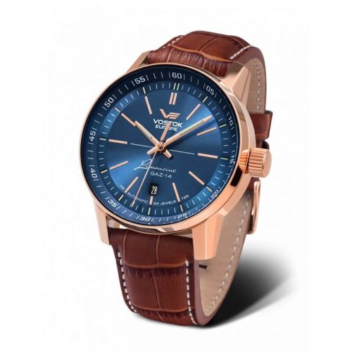 zegarek męski Vostok Europe Gaz-14 Limousine na pasku skórzanym