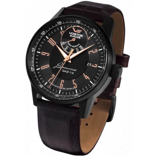 zegarek męski Vostok Europe Gaz-14 Limousine na pasku skórzanym