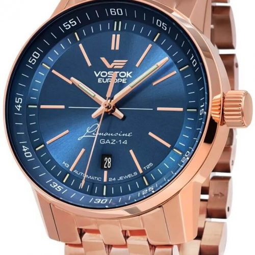 zegarek męski Vostok Europe Gaz-14 Limousine na bransolecie