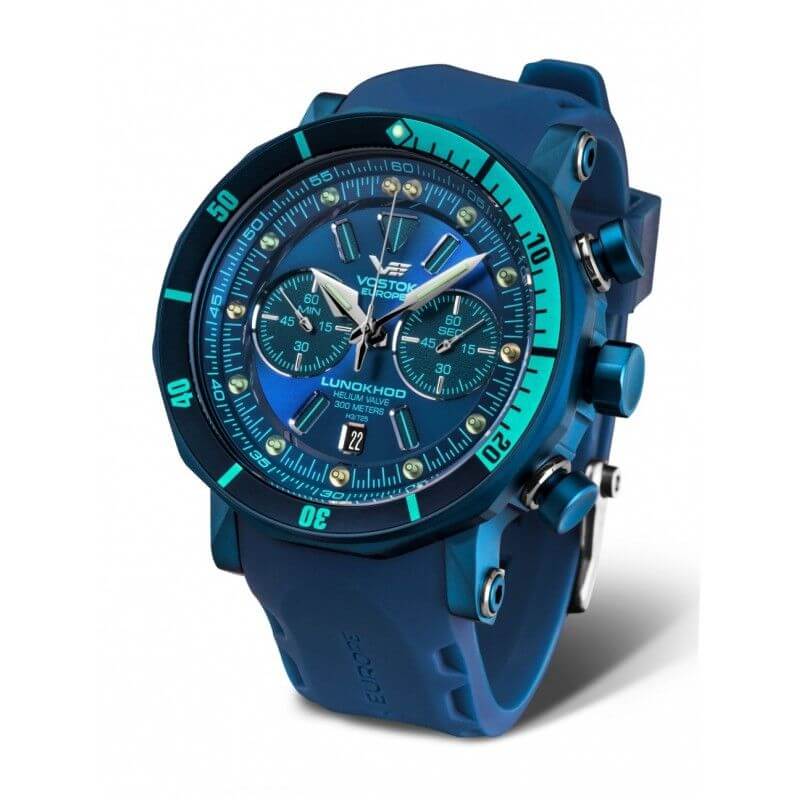 zegarek męski Vostok Europe Lunokhod-2 na pasku gumowym