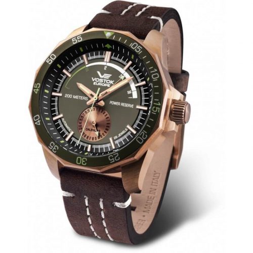 zegarek męski Vostok Europe Rocket N-1 na pasku skórzanym