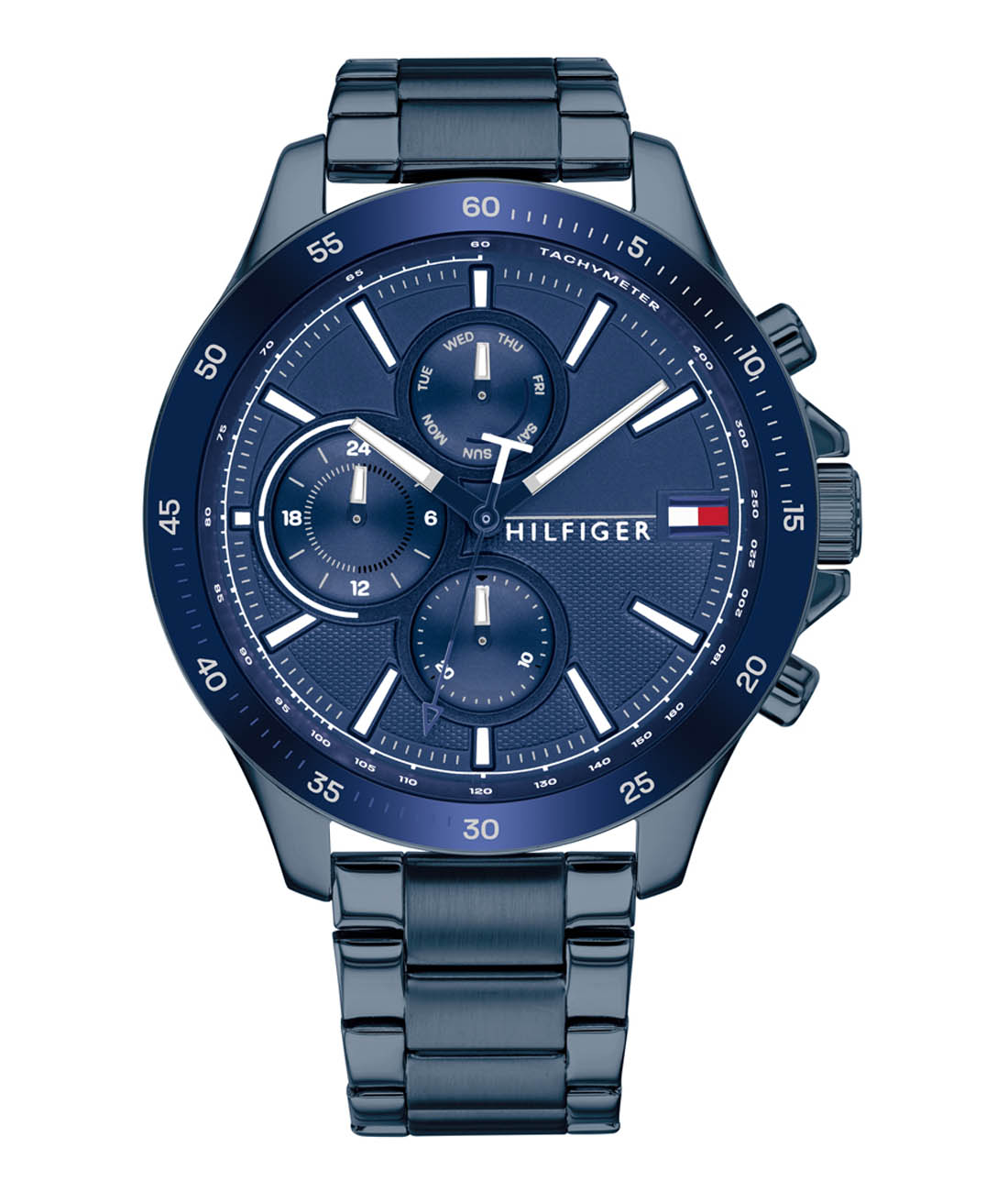 zegarek męski Tommy Hilfiger na niebieskiej bransolecie