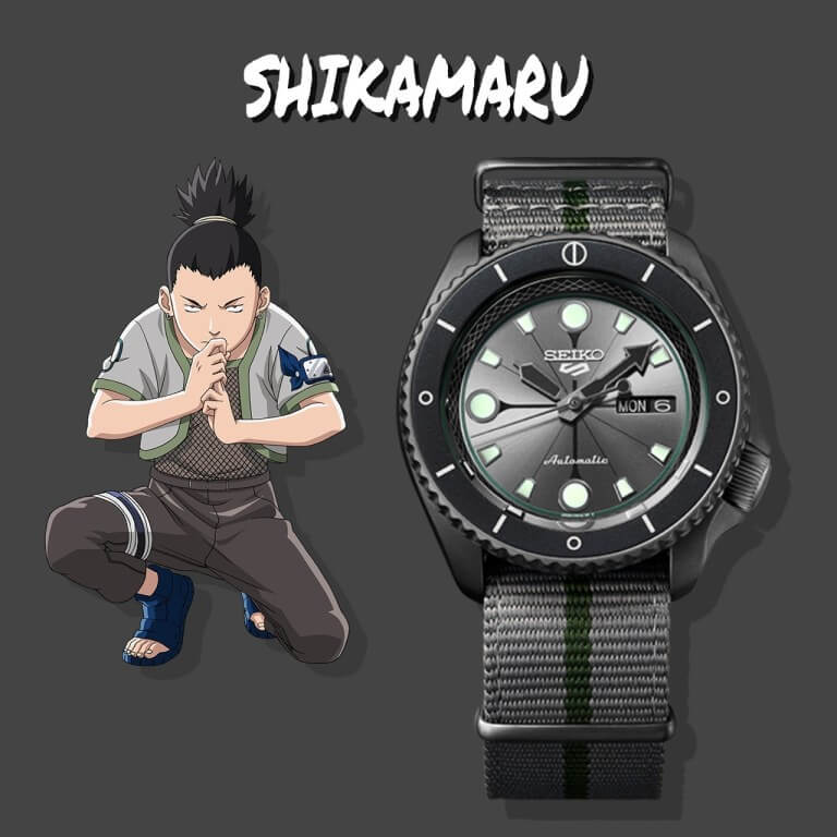 Seiko Sport 5 Shikamaru Limited Edition SRPF75K1 - obrazek 3