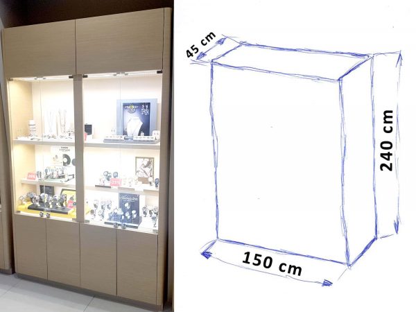 szafa ekspozycyjna