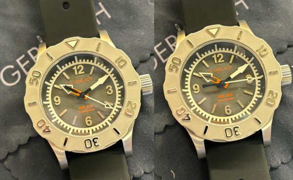 zegarki G.Gerlach - zakręcana koronka