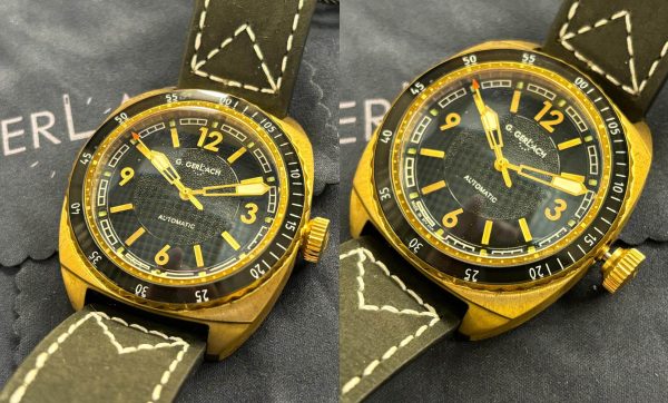 zegarki G.Gerlach - zakręcana koronka