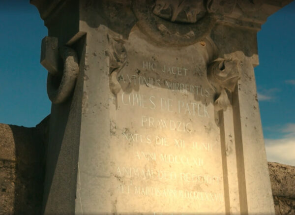 Tablica nagrobna Antoniego Norberta Patka