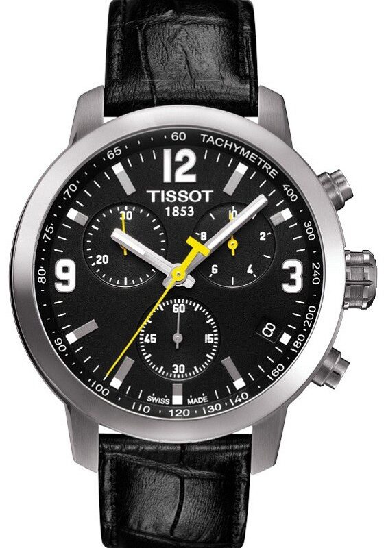 Zegarek Tissot T-Sport PRC 200, czarny, ze stoperem